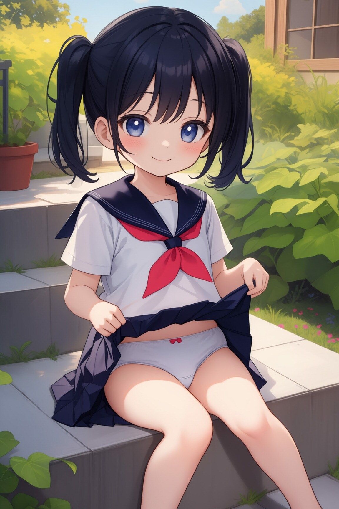 パンツを見せて挑発してくるメス◯キにわからせてやった 5