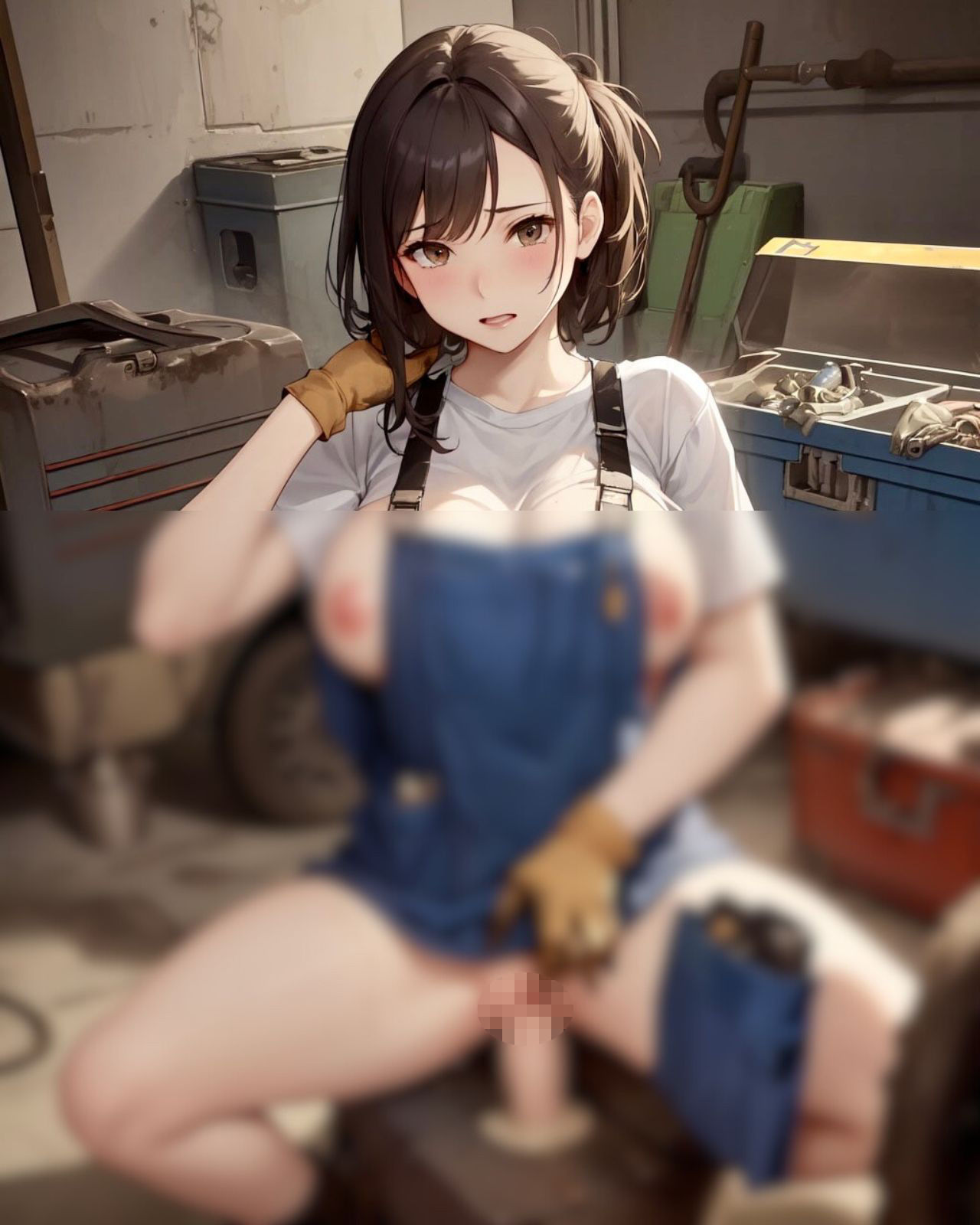 女性整備士と職場セックスした件 vol.1