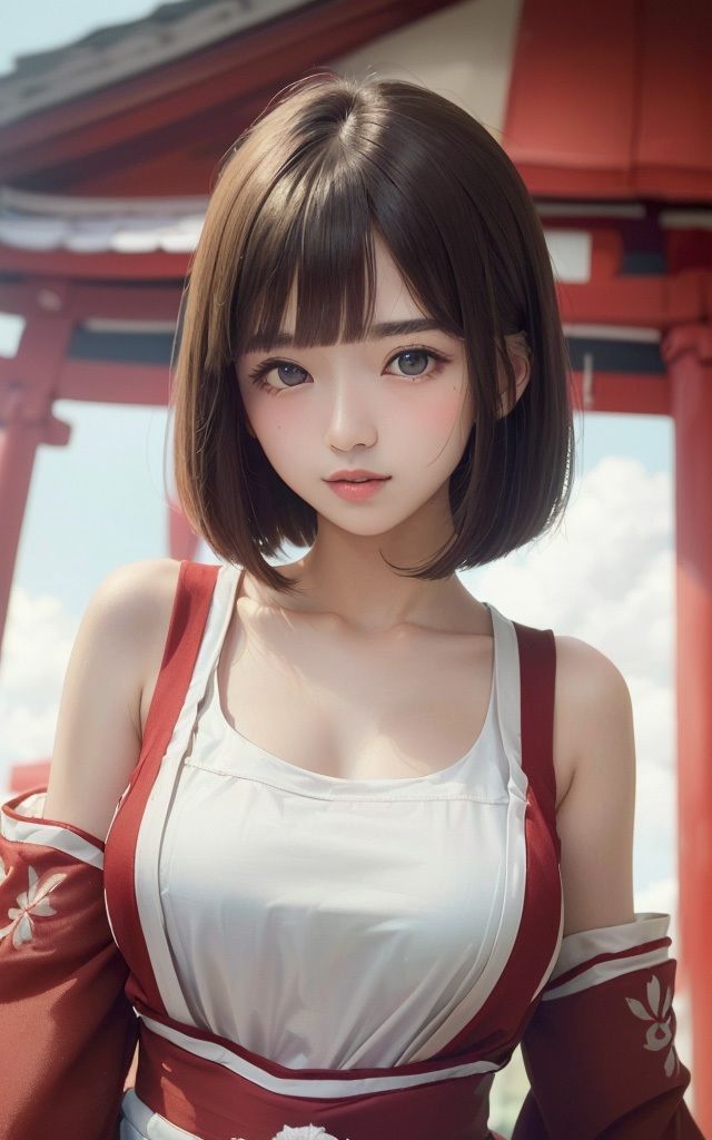 グラビア写真集 かわいい巫女さん Vol.1