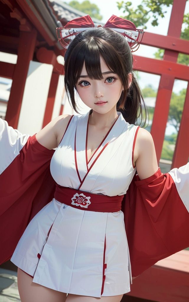 グラビア写真集 かわいい巫女さん Vol.1