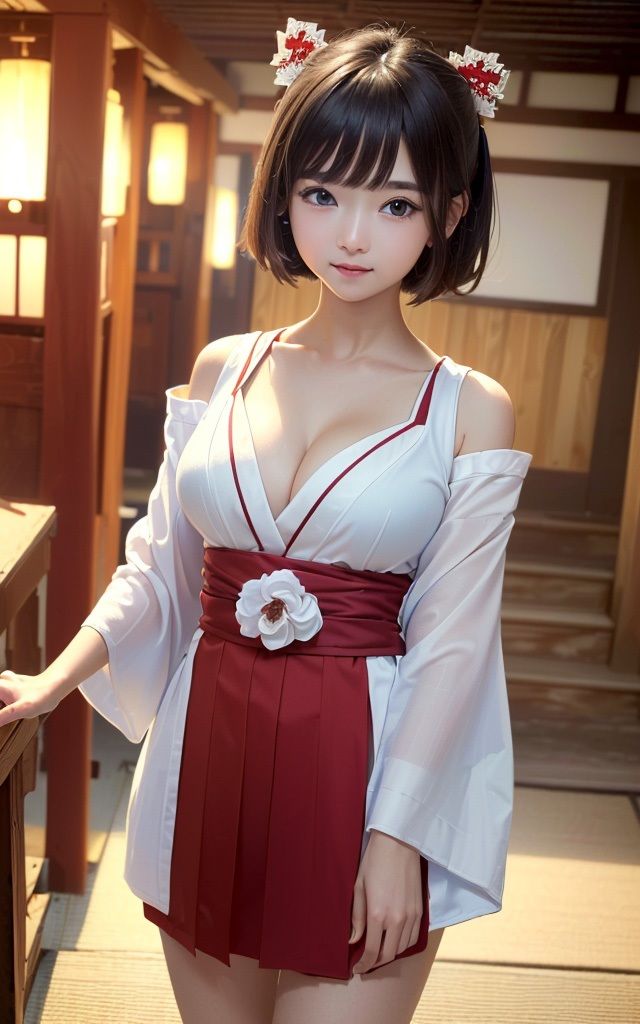 グラビア写真集 かわいい巫女さん Vol.1