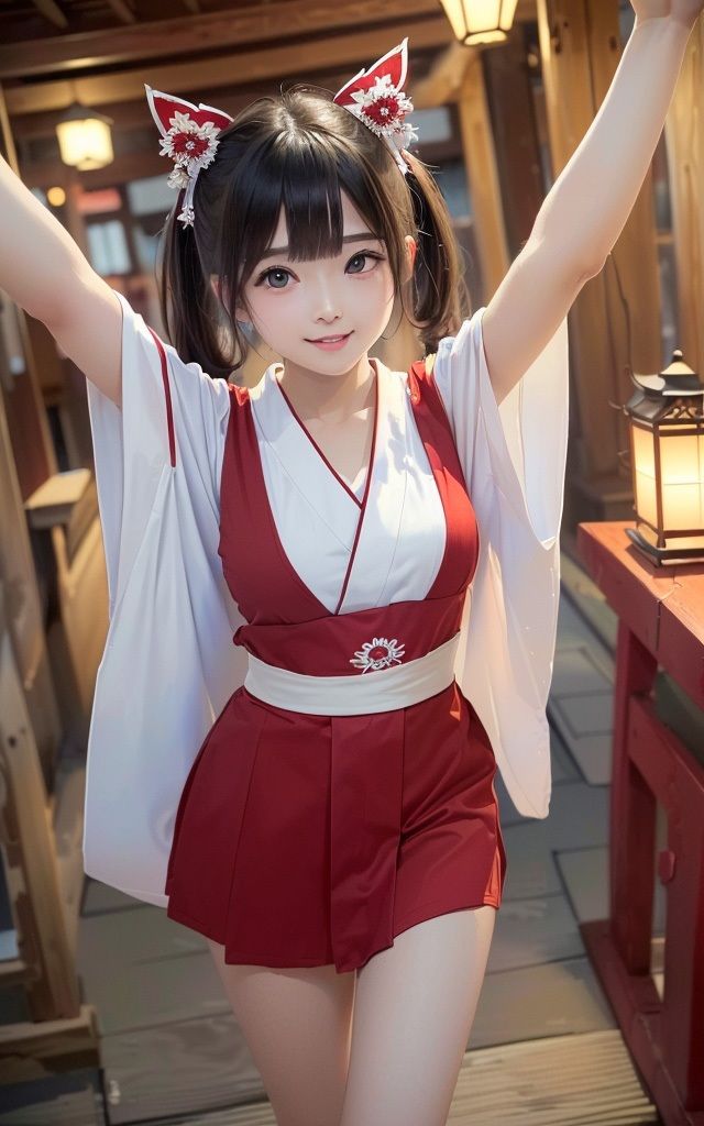 グラビア写真集 かわいい巫女さん Vol.1