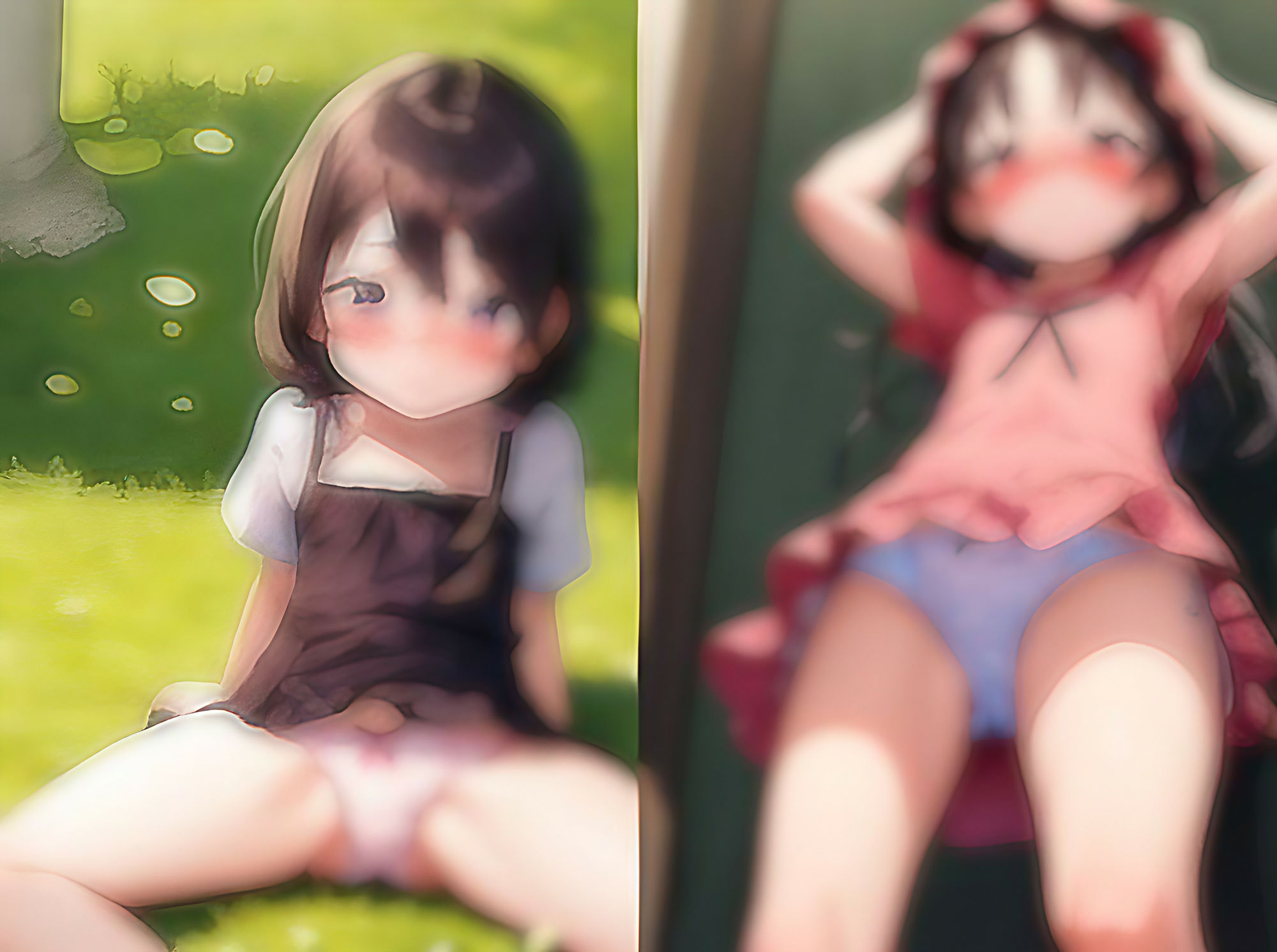 おっぱいとおぱんつを見せてくる女の子