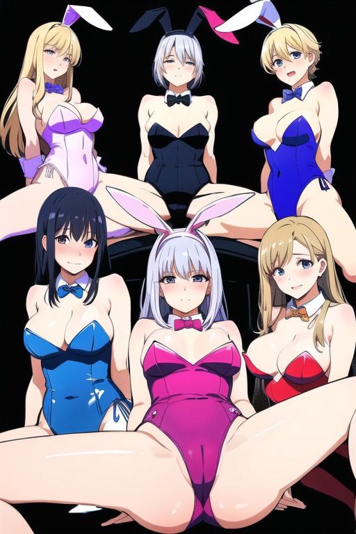 【無料】【 無料配布】AIイラストコレクション（バニー・女戦士・メイド・拘束・水着・ハーレムなど）【215枚】