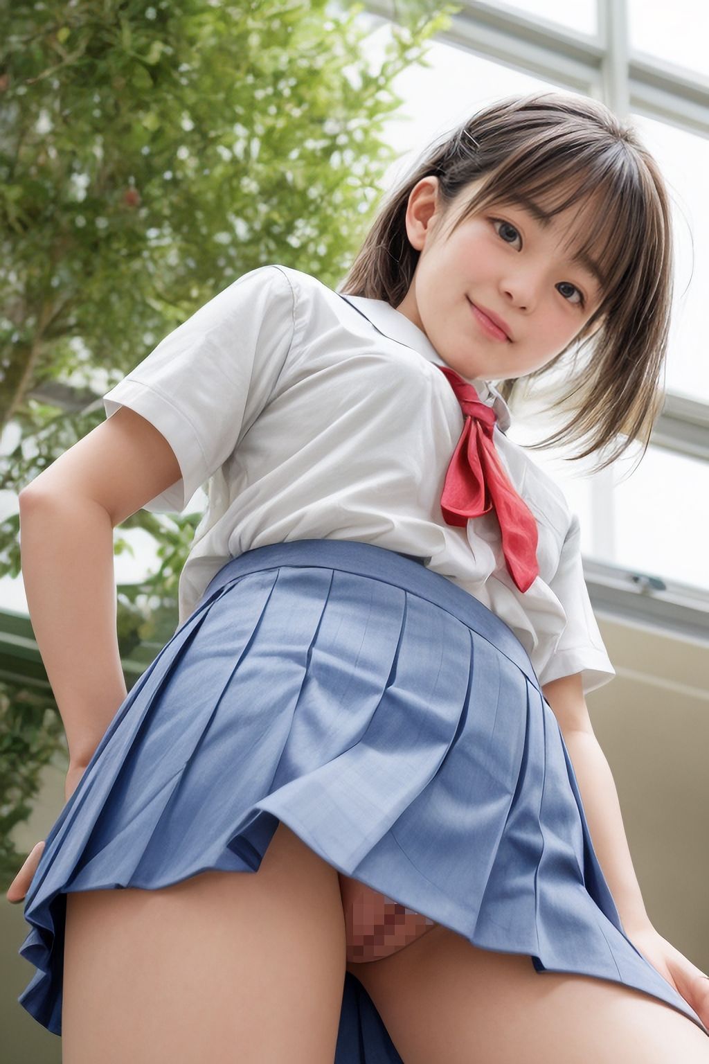 パンツを脱いだ女子校生