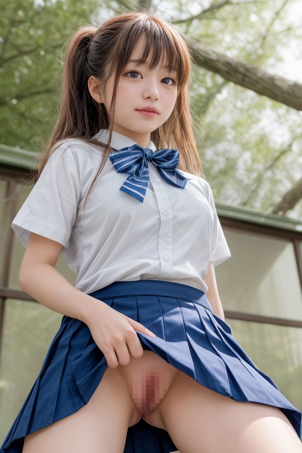 パンツを脱いだ女子校生