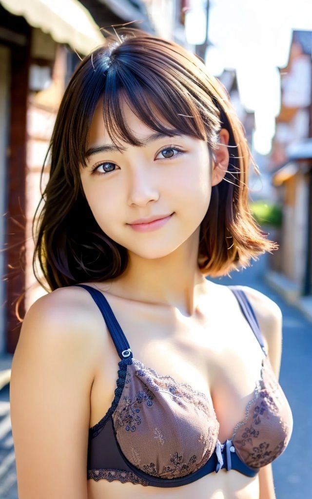 グラビア写真集 街中で下着姿の美女 Vol.2