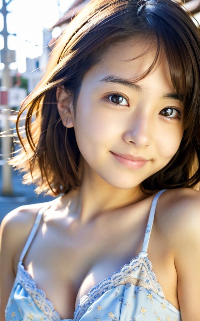 グラビア写真集 街中で下着姿の美女 Vol.3