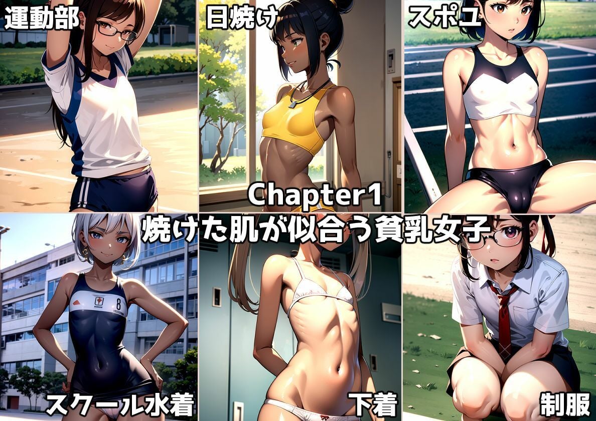 日焼けが似合う陽気な貧乳女子にえっちな運動を教えてあげた件