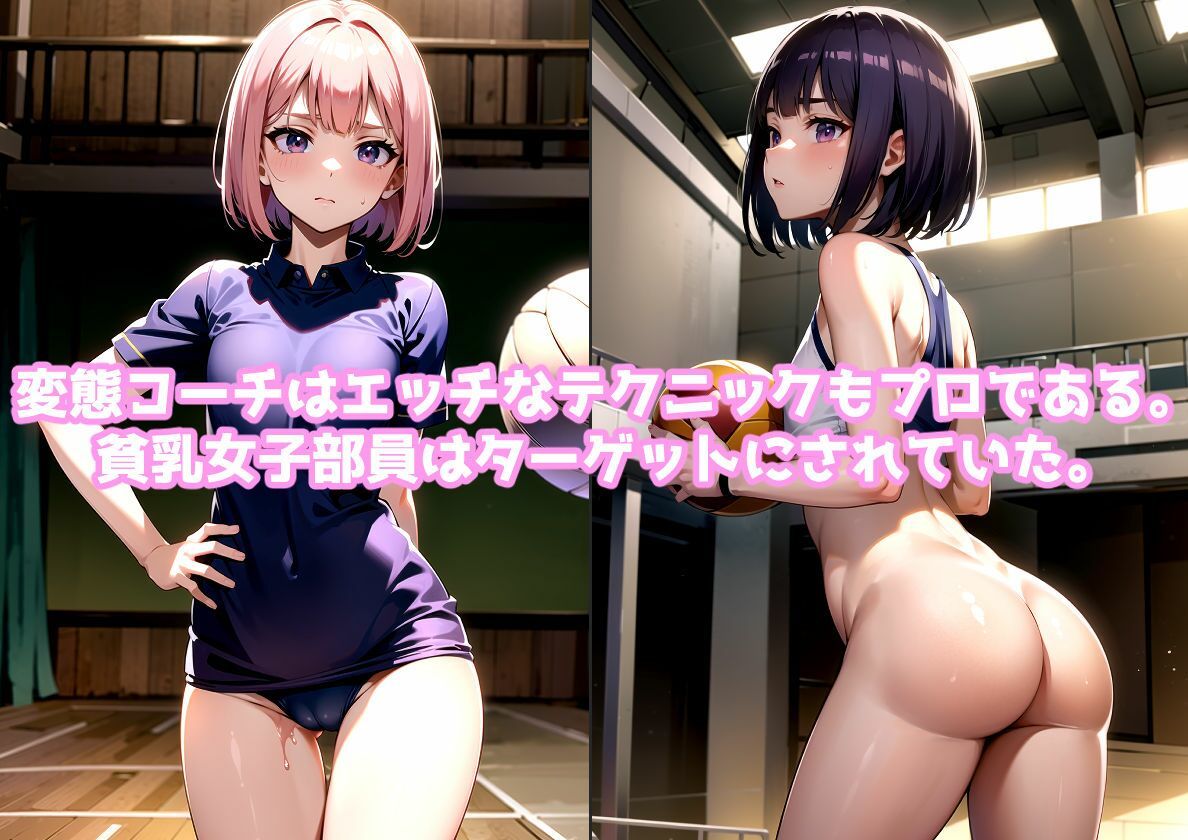 貧乳のバレーボール女子に俺の性欲をレシーブさせた話