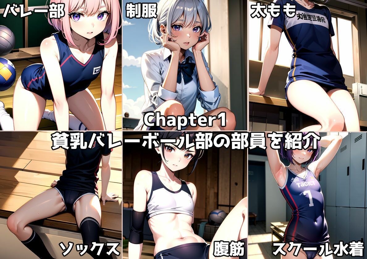 貧乳のバレーボール女子に俺の性欲をレシーブさせた話