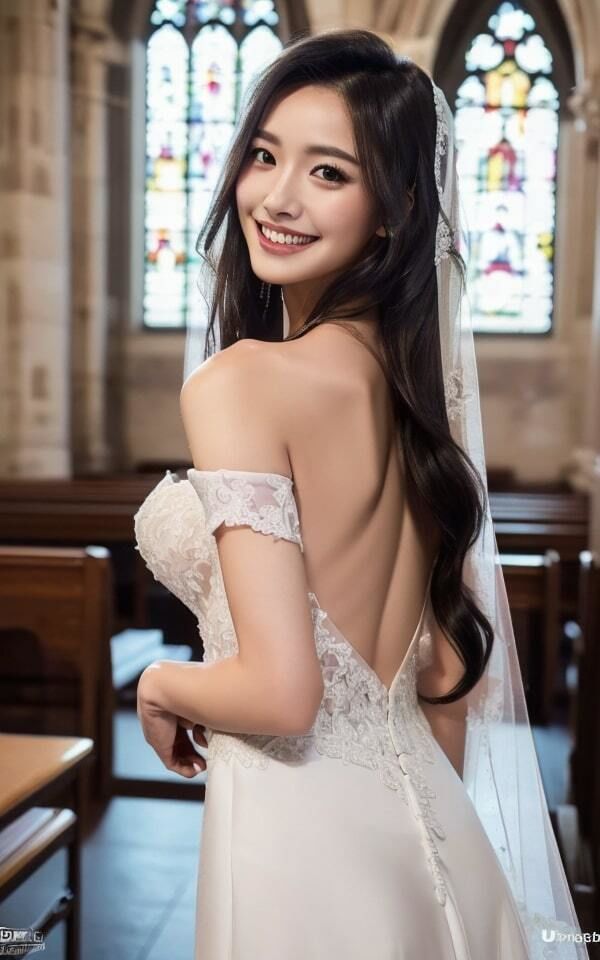 【黒髪貧乳】誘う花嫁「このまま突っ込んで！」