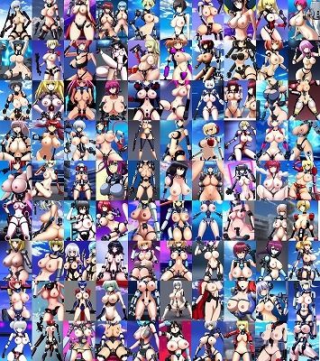 おっぱい（e）ロボット100体のポスター用画像2枚＋おまけ画像1枚