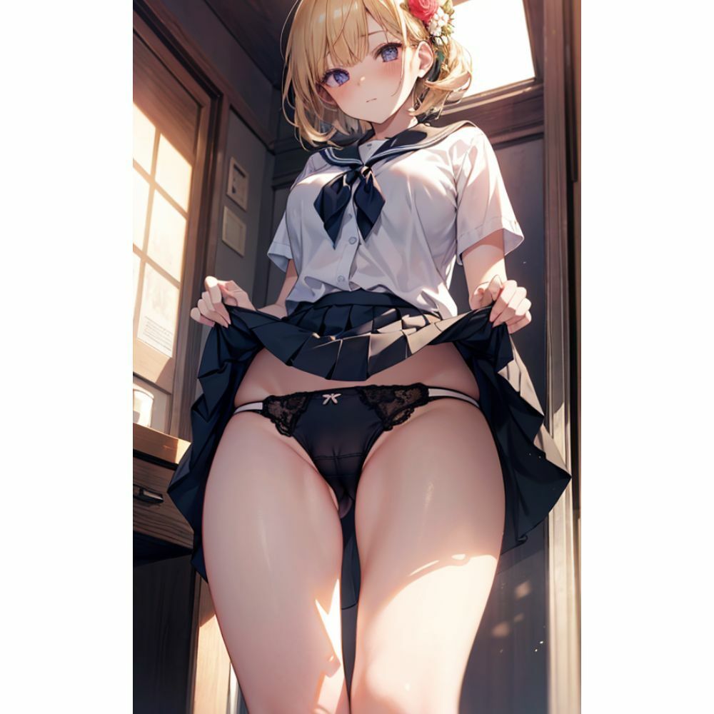 セルフパンチラ