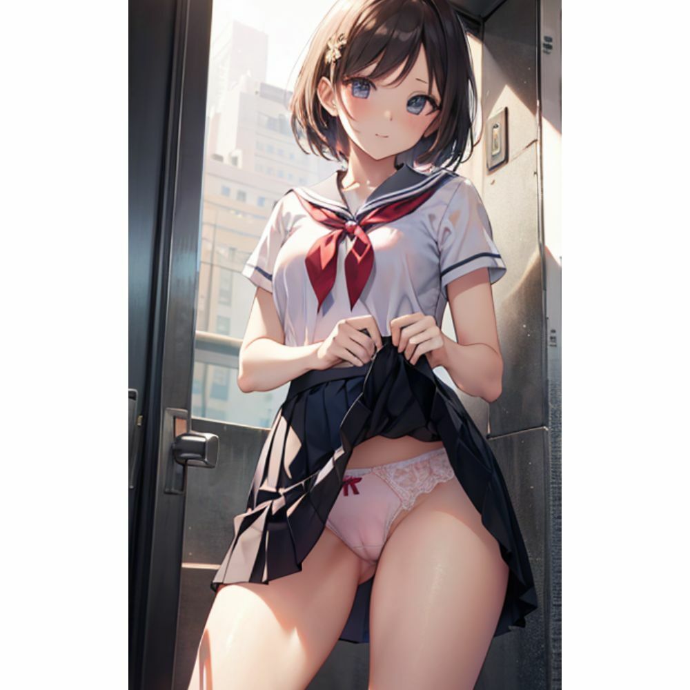 セルフパンチラ