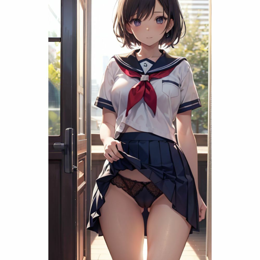 セルフパンチラ