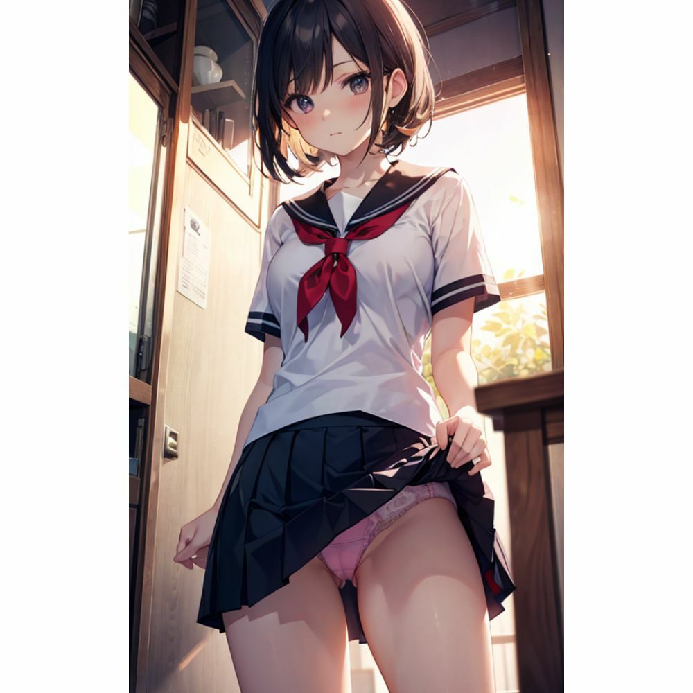 セルフパンチラ