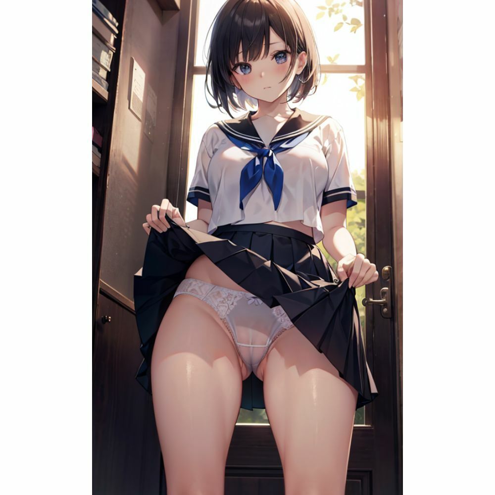 セルフパンチラ