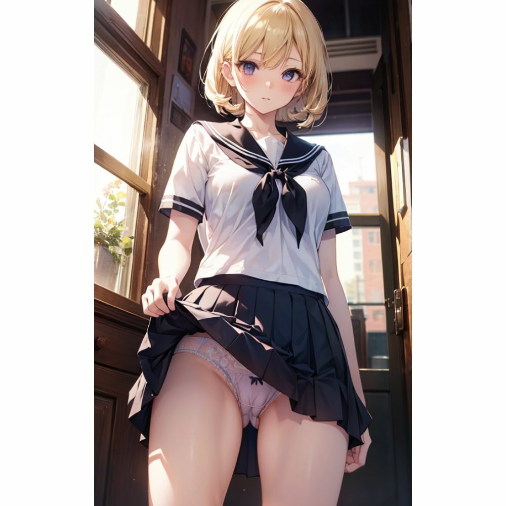 セルフパンチラ