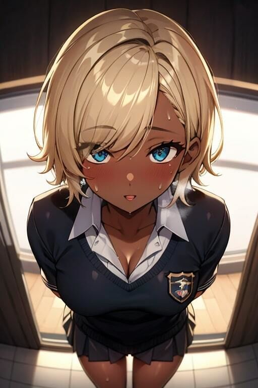 黒ギャルAIイラスト集