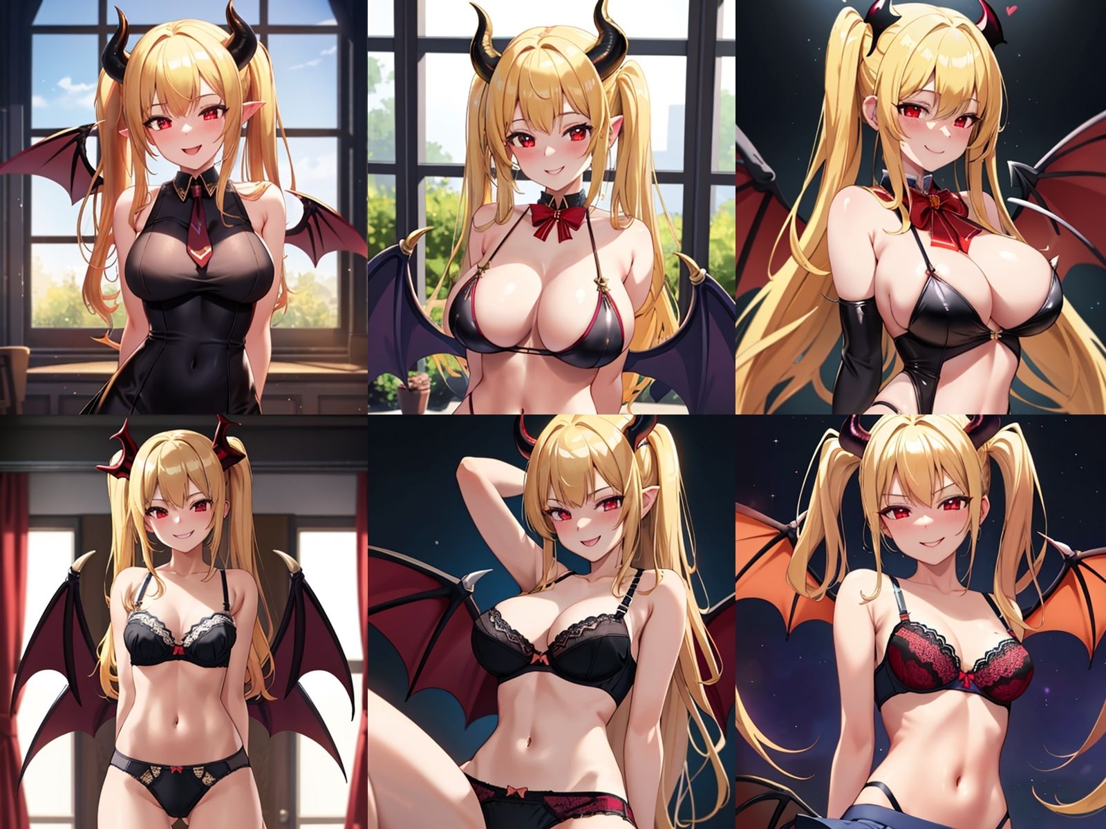 金髪ギャルサキュバスが中出しセックスで孕みボテ腹になるまで