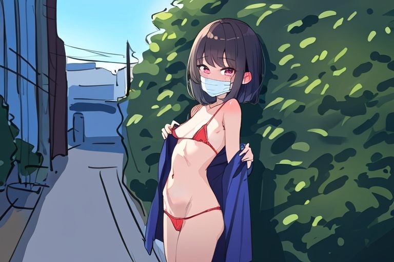 マスクがあるから恥ずかしくないもん