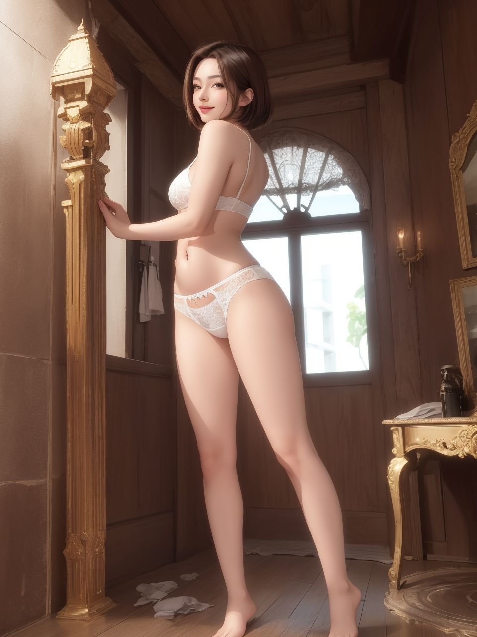 実写のような下着・水着美女たち〜AIイラスト集〜