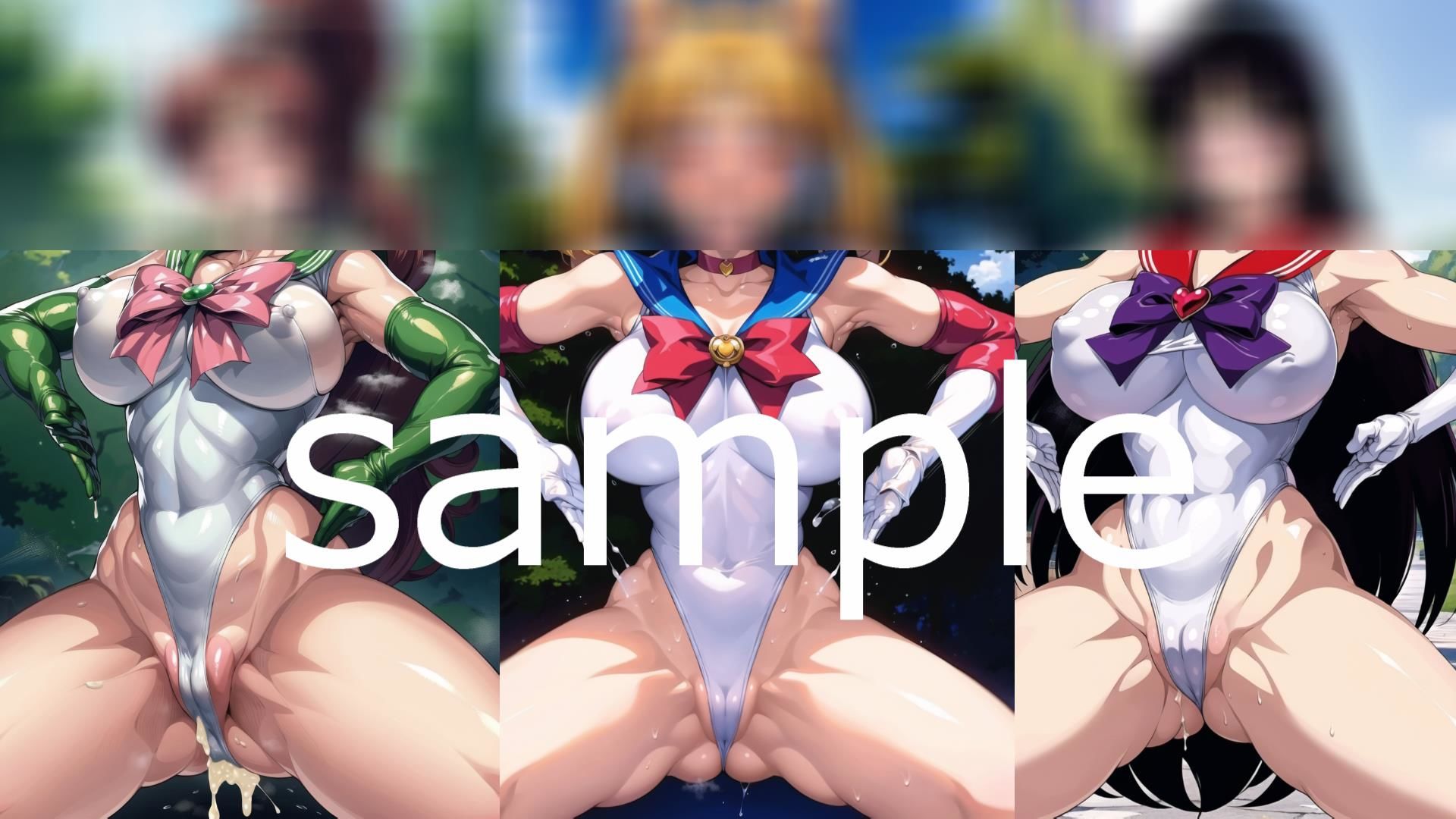 【フルカラー】ハイグレ人間になってしまったセーラー戦士たちvol.4