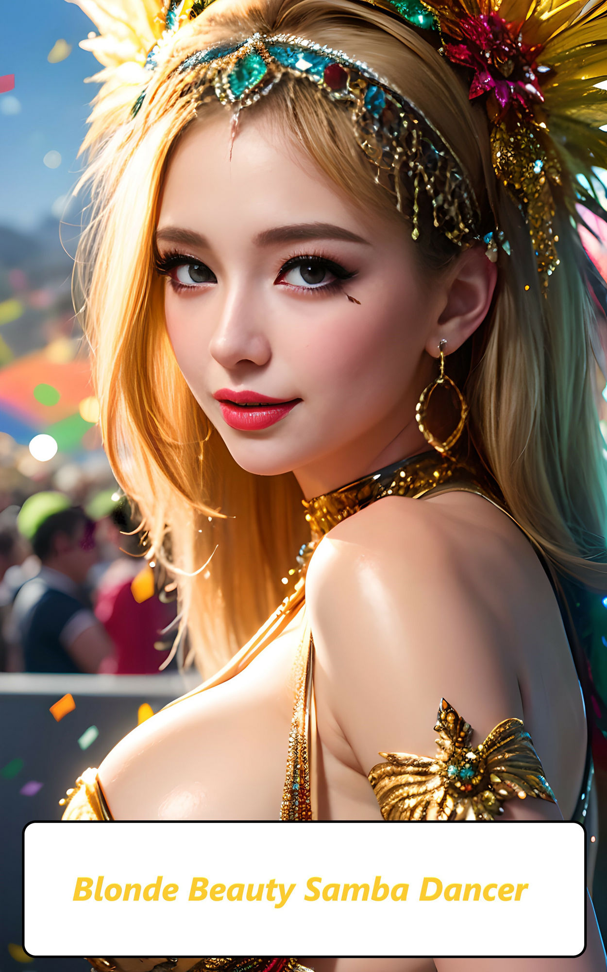 Blonde Beauty Samba Dancer【ブロンド美女サンバダンサー】