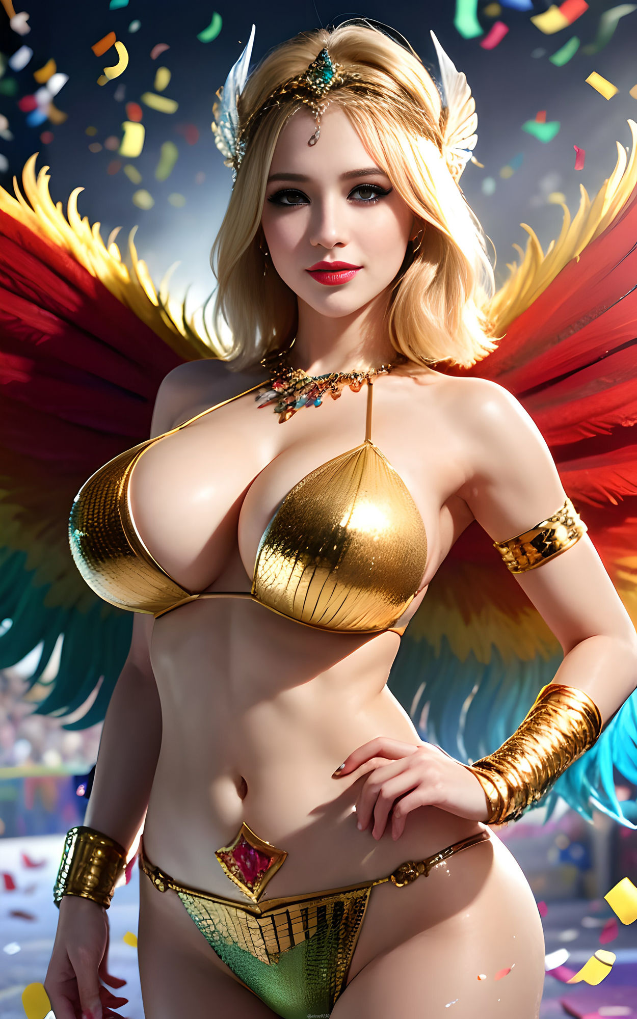 Blonde Beauty Samba Dancer【ブロンド美女サンバダンサー】