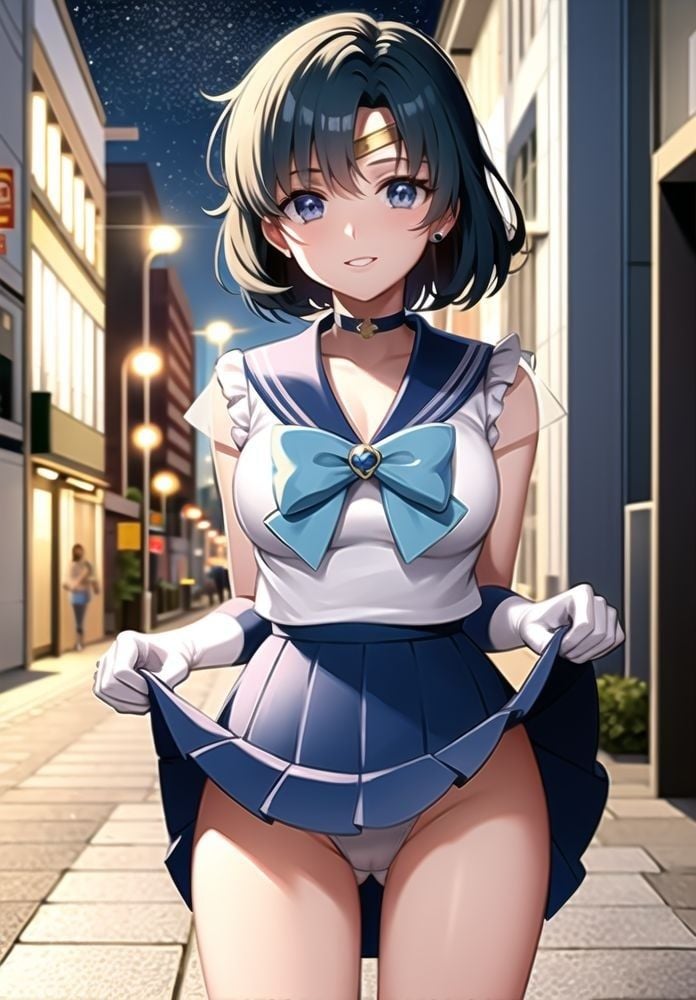 夜街で発情！セーラー戦士