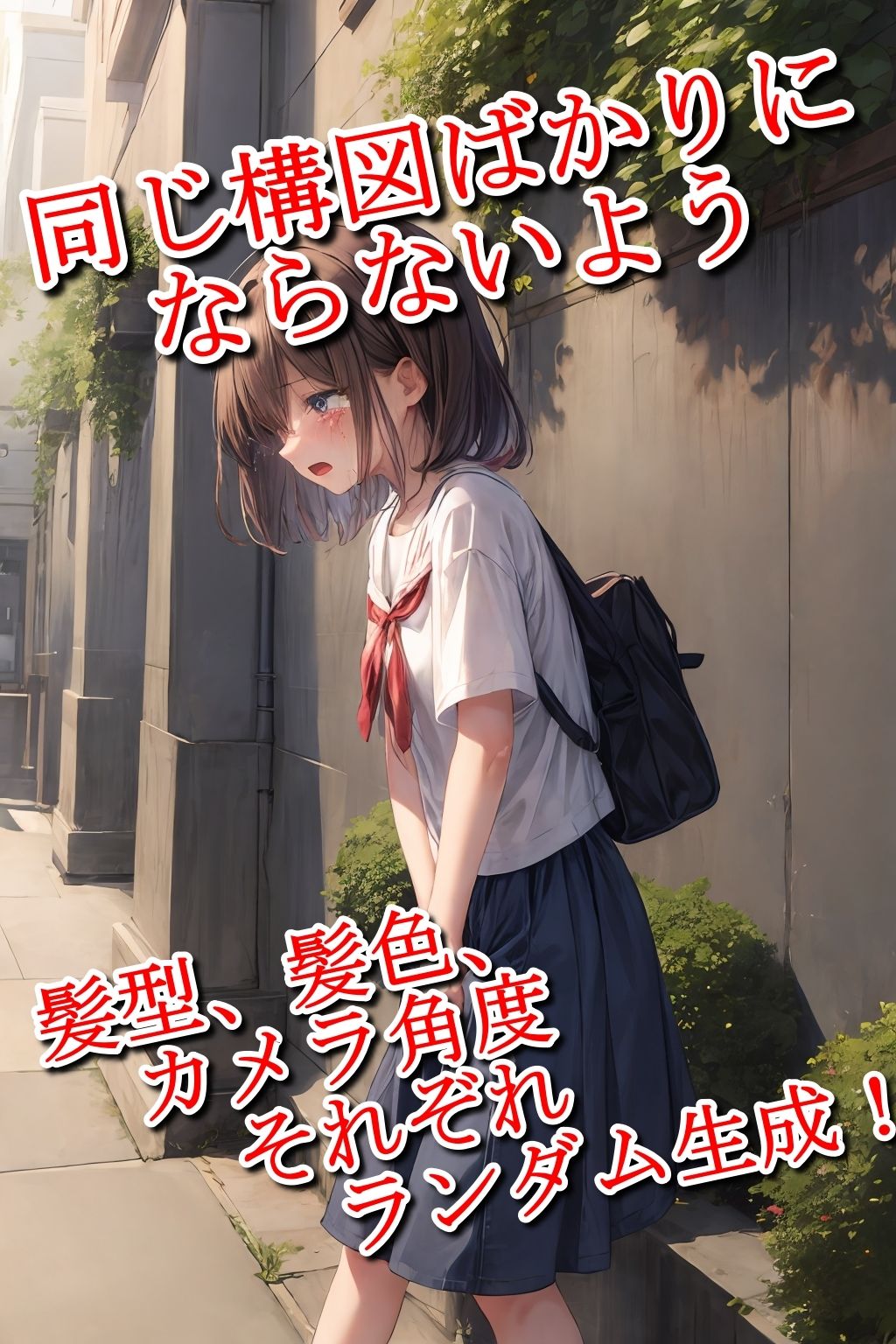 おもらし美少女