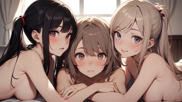 美少女と添い寝