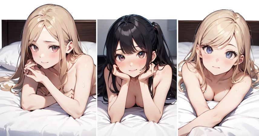 美少女と添い寝