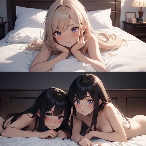 美少女と添い寝