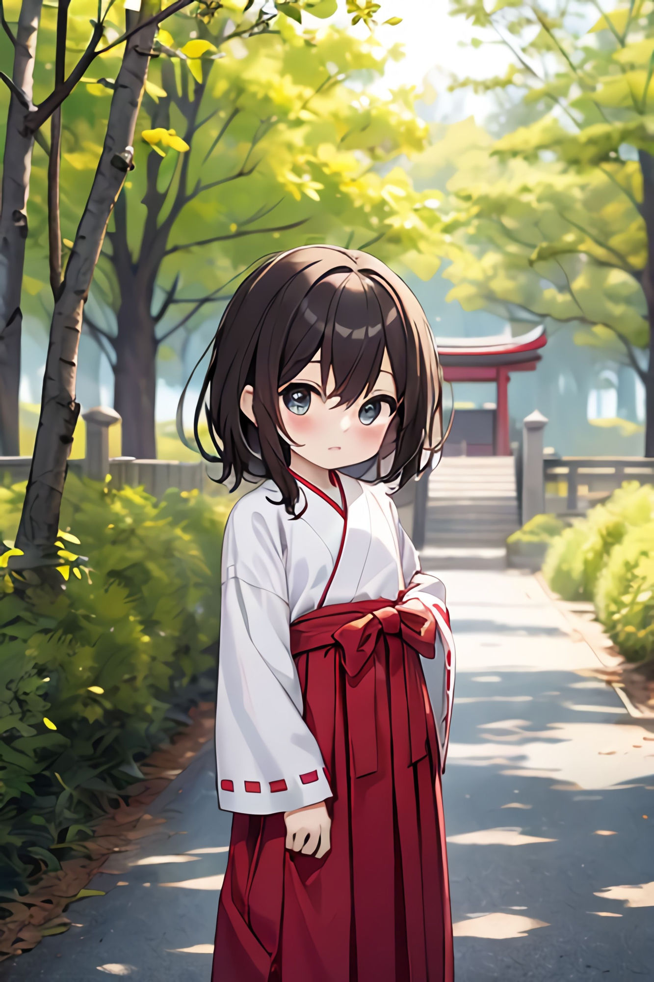 つるぺた巫女に性欲をぶつけてみた