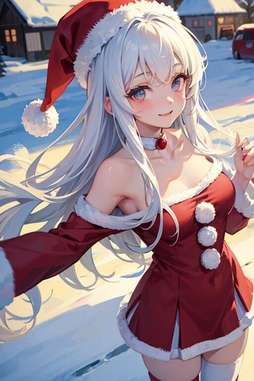 AI生成美女写真集 vol17 サンタ美女