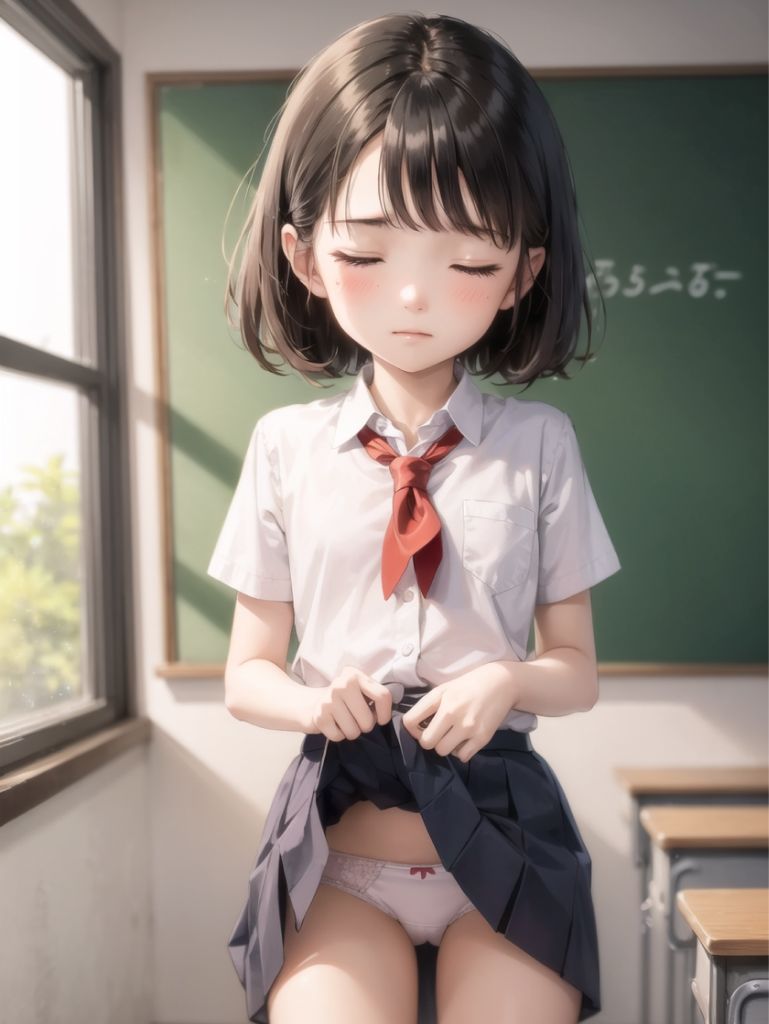 教室で教え子の処女を奪う話