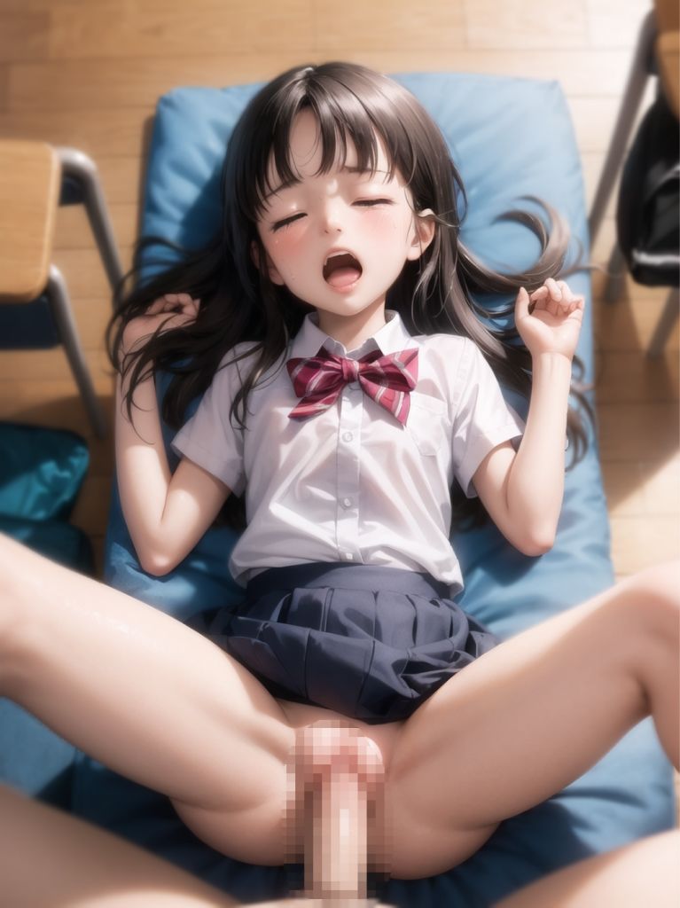 教室で教え子の処女を奪う話