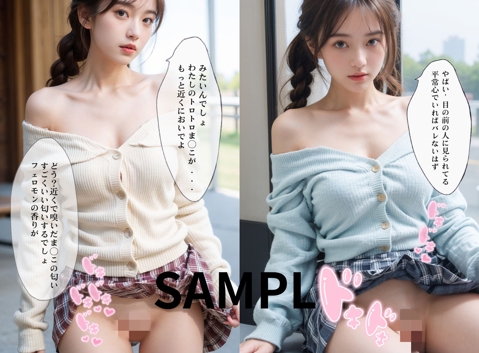 女子校生のえっち露出学習