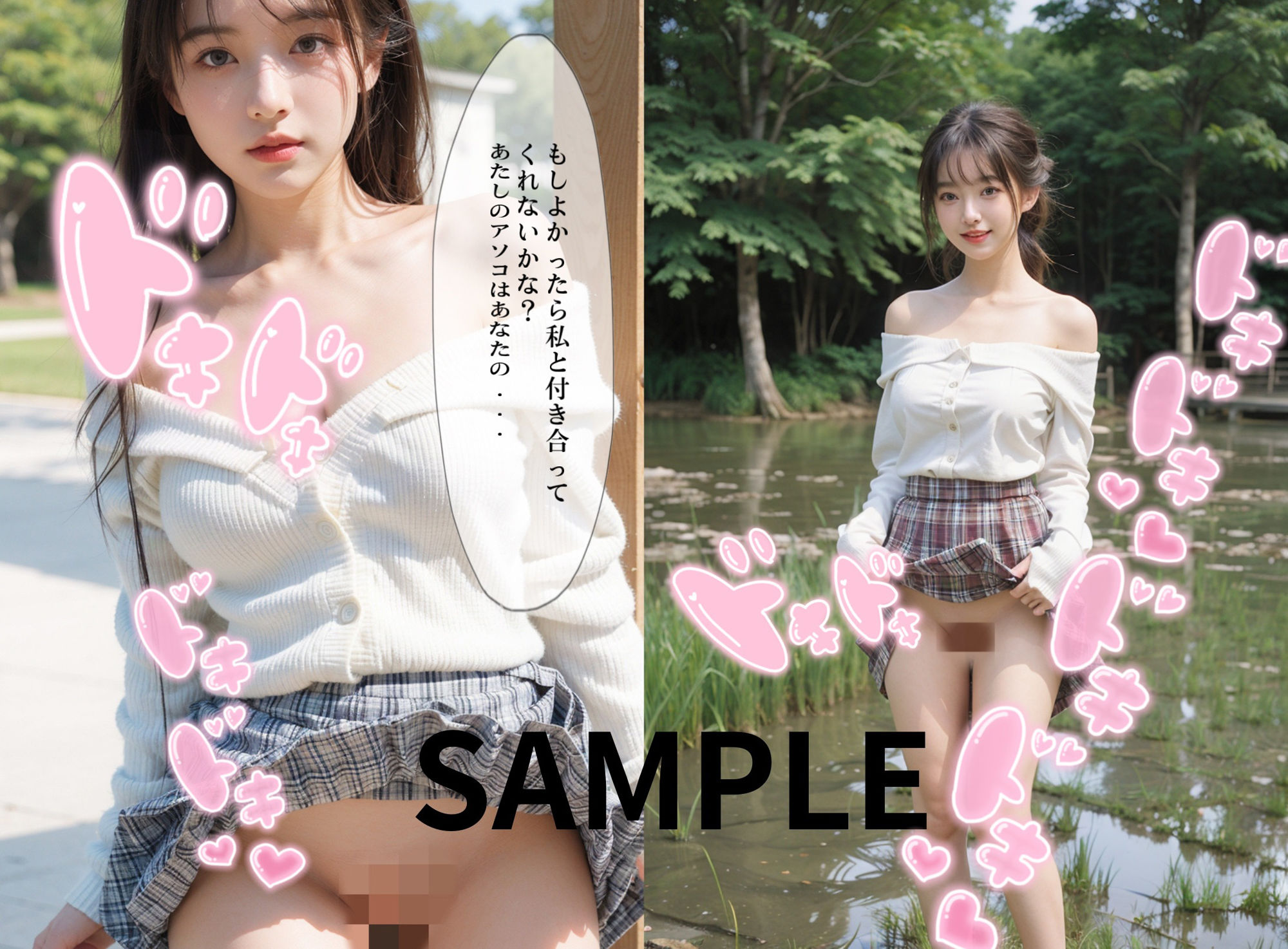 女子校生のえっち露出学習