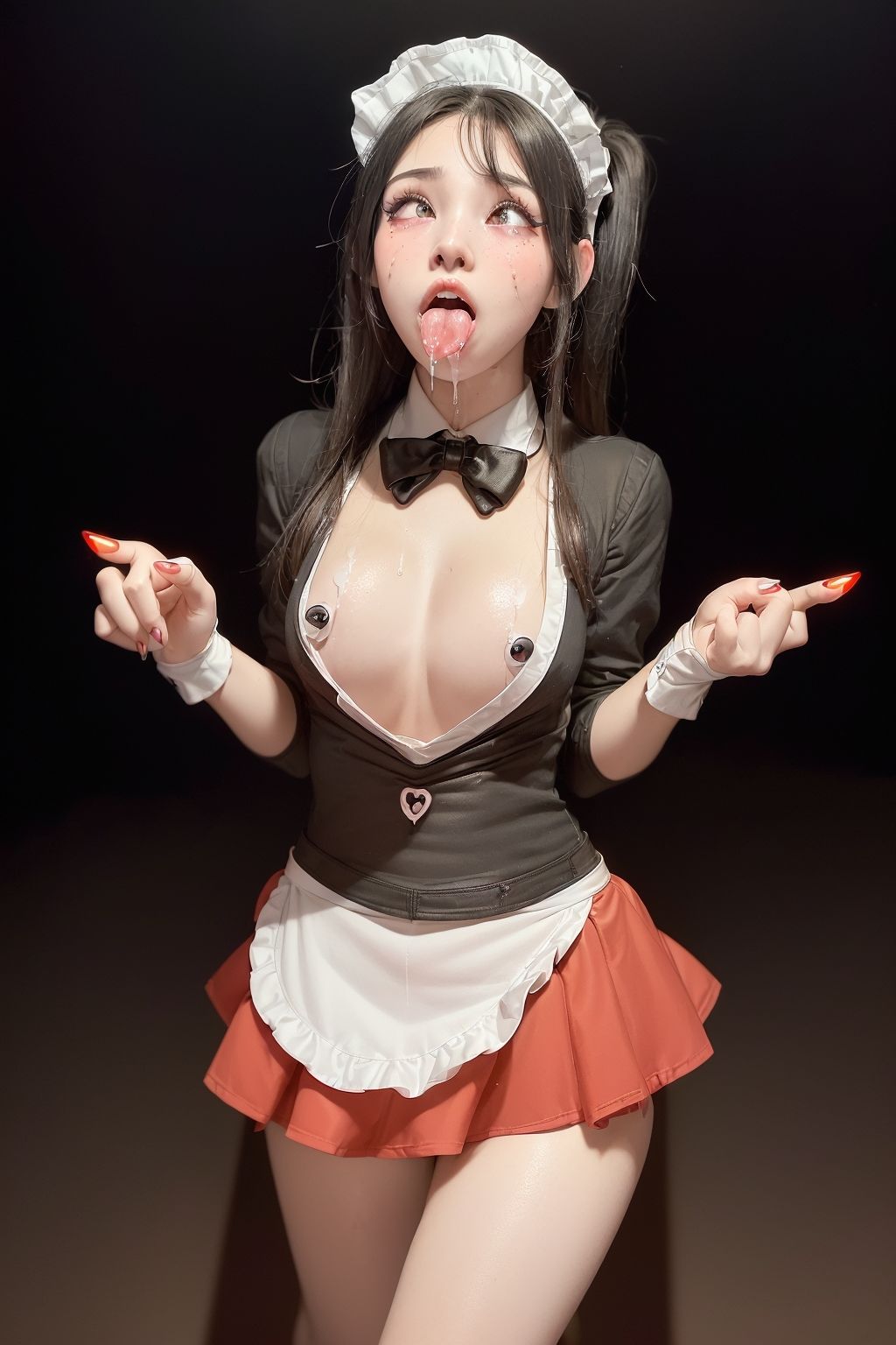 極上顔面オナホシリーズ!オナペ顔マ●コ☆ チンシコし放題 アヘ顔詰め合わせパック メイド服Version