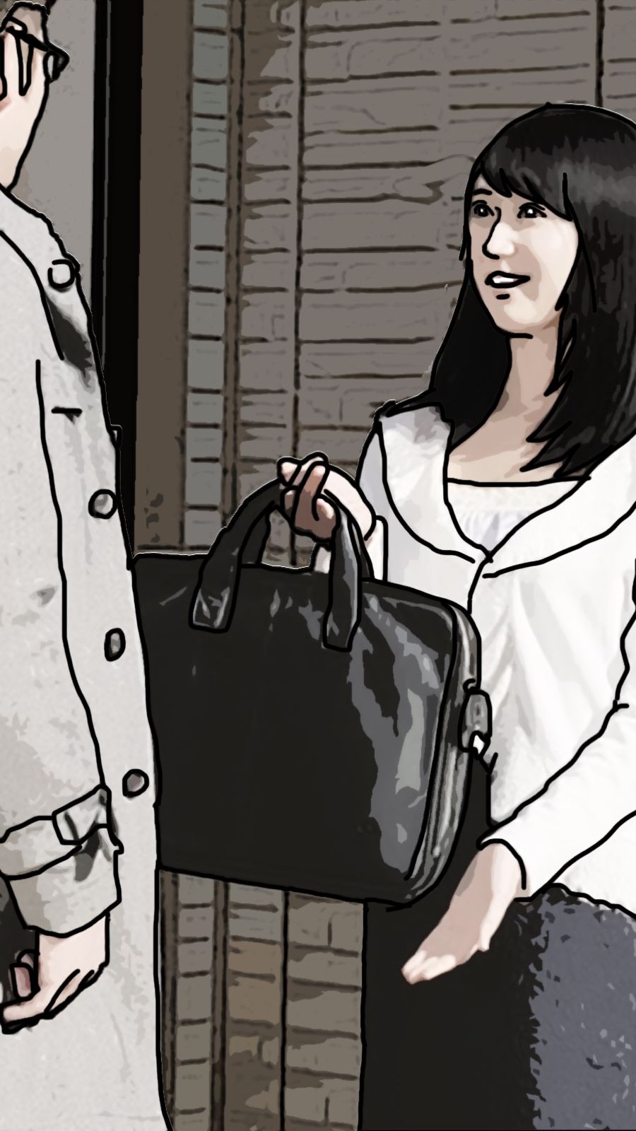 母さんはなんて？あんな男と再婚したのた？ろう