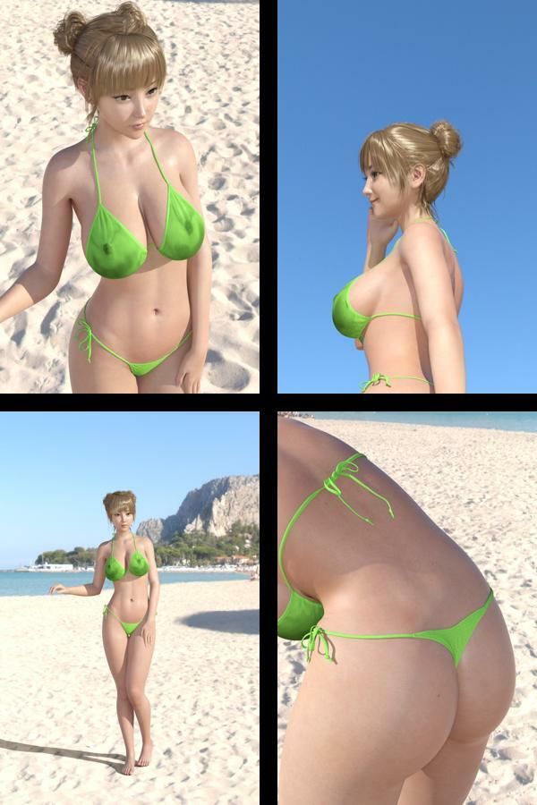 【+All】『理想の彼女を3DCGで作ります』から生まれたバーチャルアイドル「一ノ瀬廻里(いちのせめぐり)」のグラドル撮影風写真集:Gradol_74