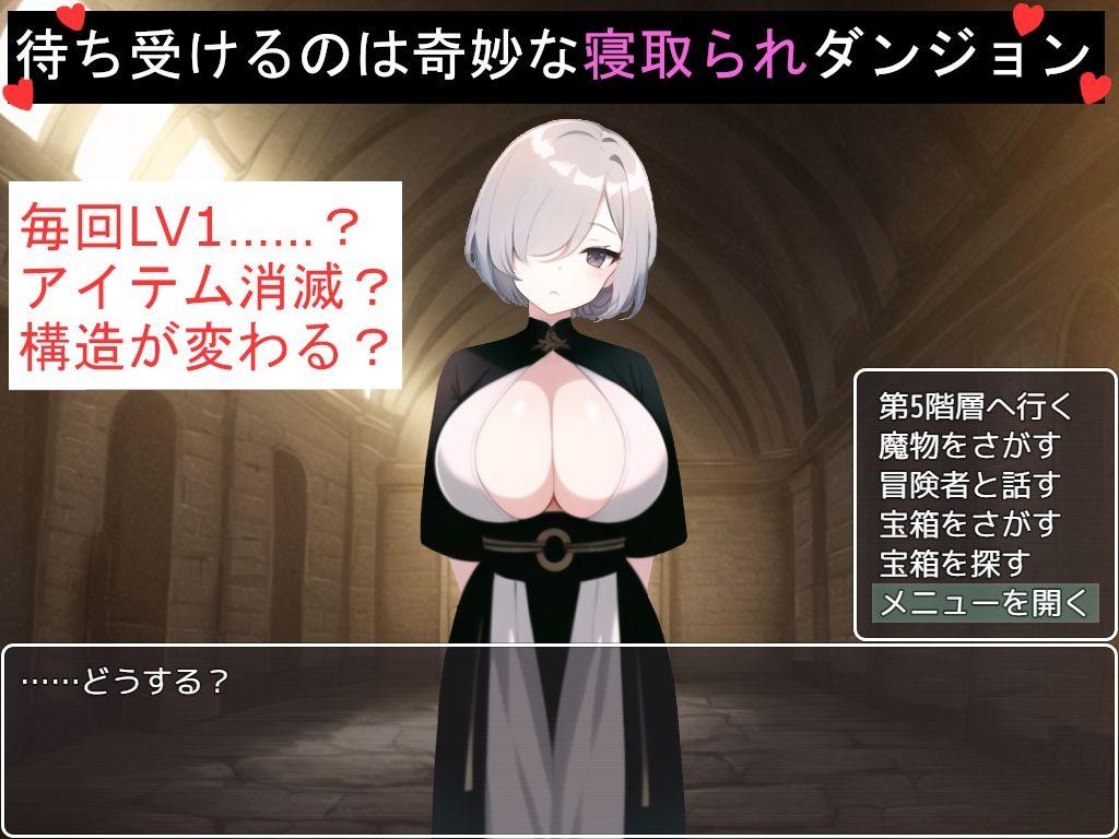 奇妙でHな寝取られダンジョン 愛する勇者を救い出せ！！