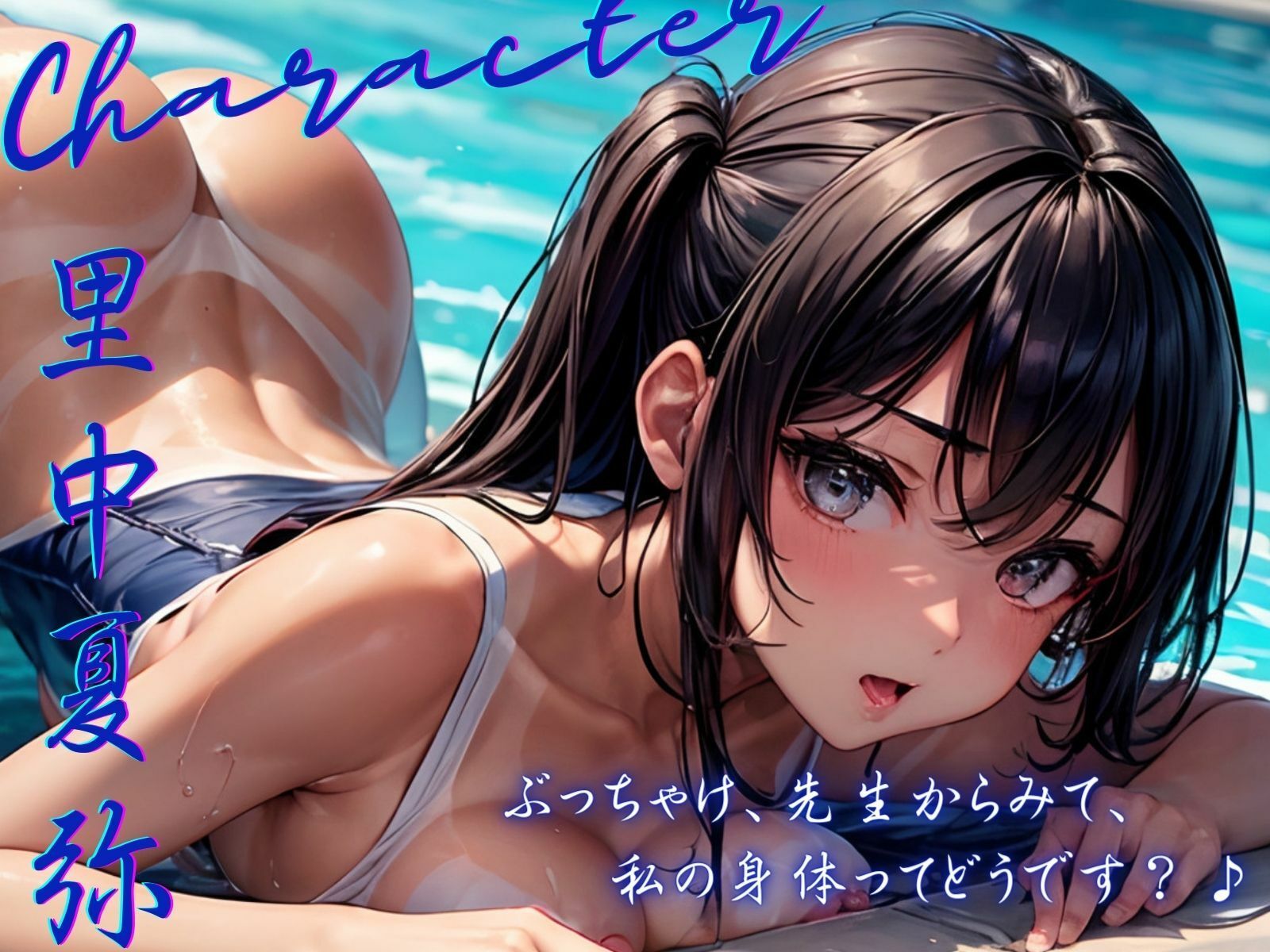 【KU100】愛情アピールする生徒にプールに引き込まれていちゃラブ補修えっち♪