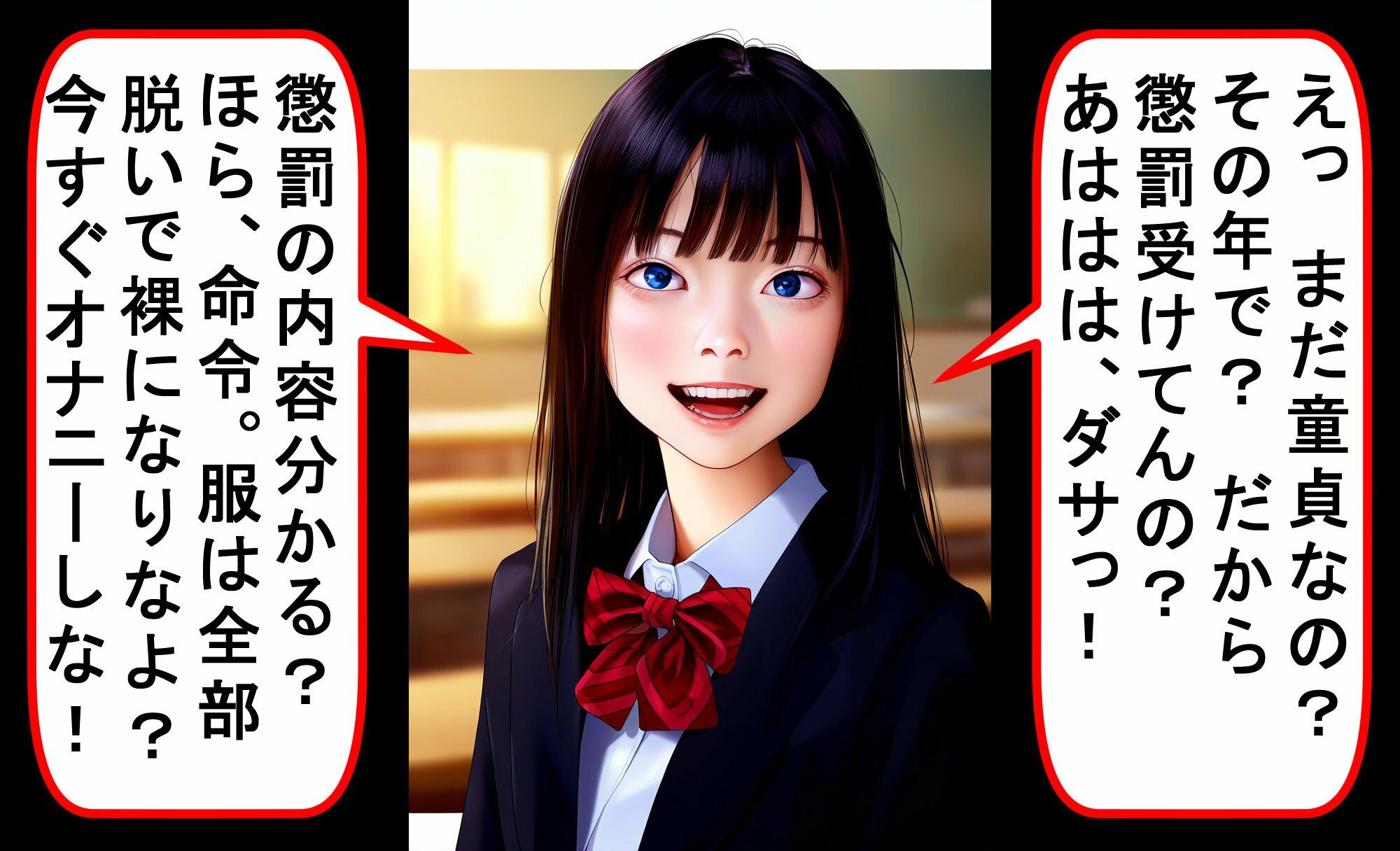 制服ロ○ータからの懲罰〜童貞強●オナニー責め〜 vol.1