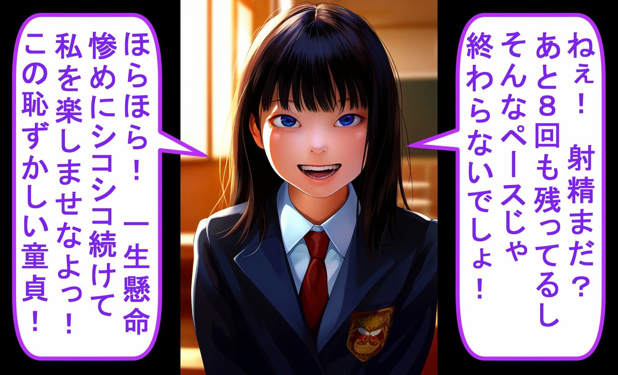 制服ロ○ータからの懲罰〜童貞強●オナニー責め〜 vol.1