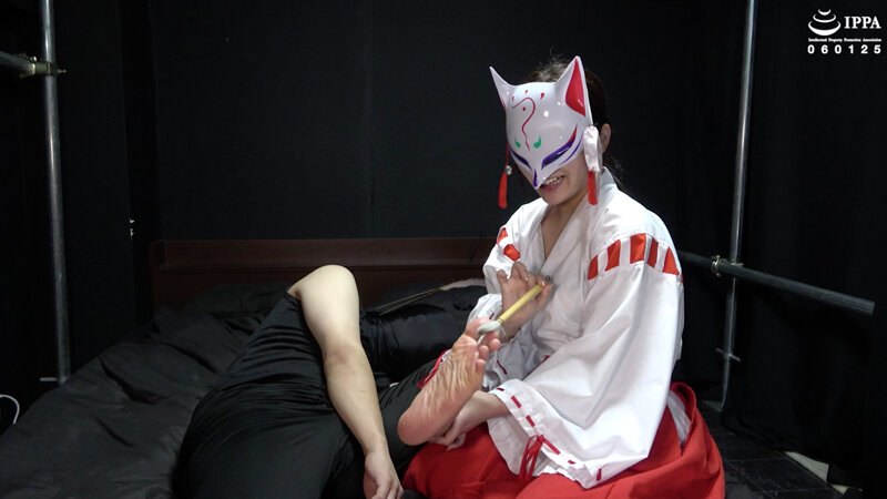 「【F/Mくすぐり】巫女さんからもくすぐられたい! ガマンの命令くすぐり!」わかしラボVol.031- 4 有加里ののか