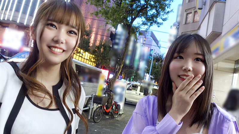 素人JD【限定】かのちゃん21歳 みれいちゃん21歳元気系な激カワ仲良しJDコンビと昼から乾杯！そのままの勢いでホテルへ行ってテンション上がって乱交祭り開催！！